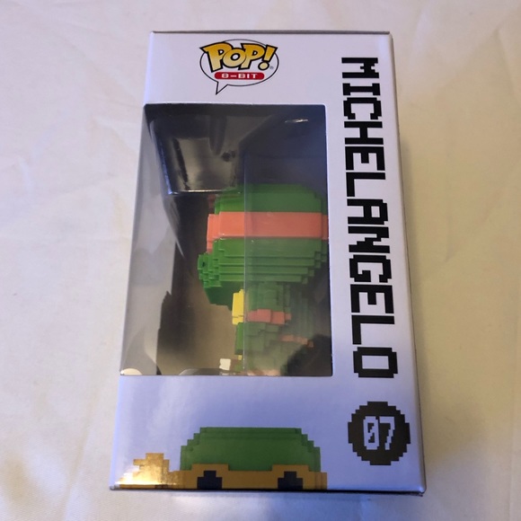 Pop! 8-Bit Teenage Mutant Ninja Turtles Michelangelo Funko Pop Figure - Picture 5 of 10